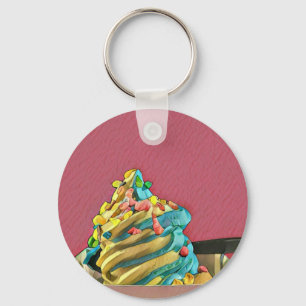 Ice cream for kids key ring