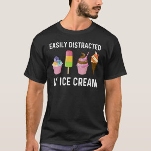 Ice Cream For Men Women Ice Cream Costume T-Shirt