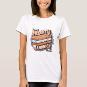 Ice Cream Frosty Sandwich day T-Shirt