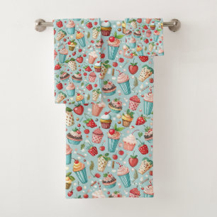 Ice Cream Fun Bath Towel Set