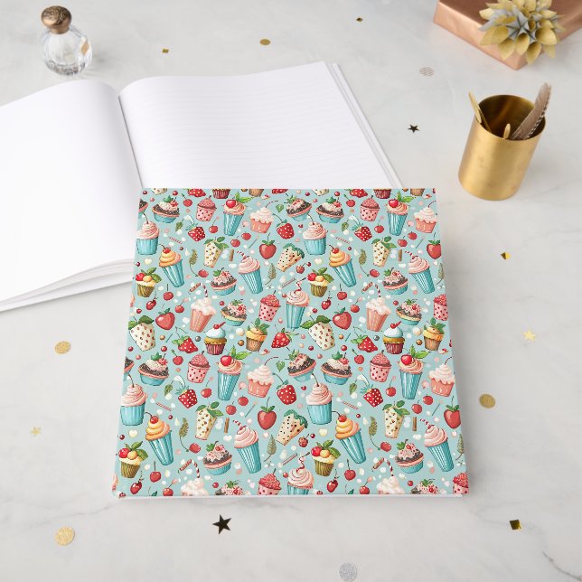 Ice Cream Fun Guest Book (Front Open)