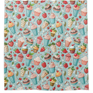 Ice Cream Fun Shower Curtain