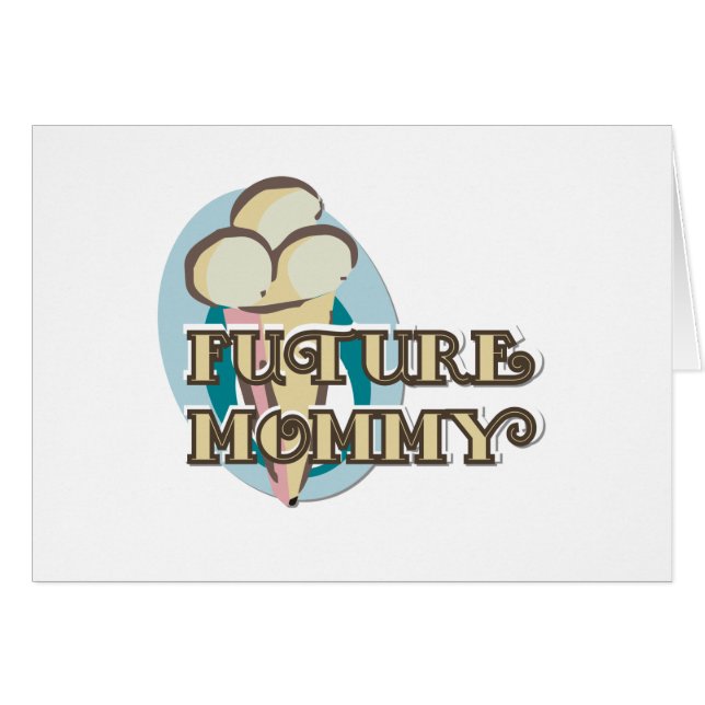 Ice Cream Future Mummy Tshirts and Gifts (Front Horizontal)