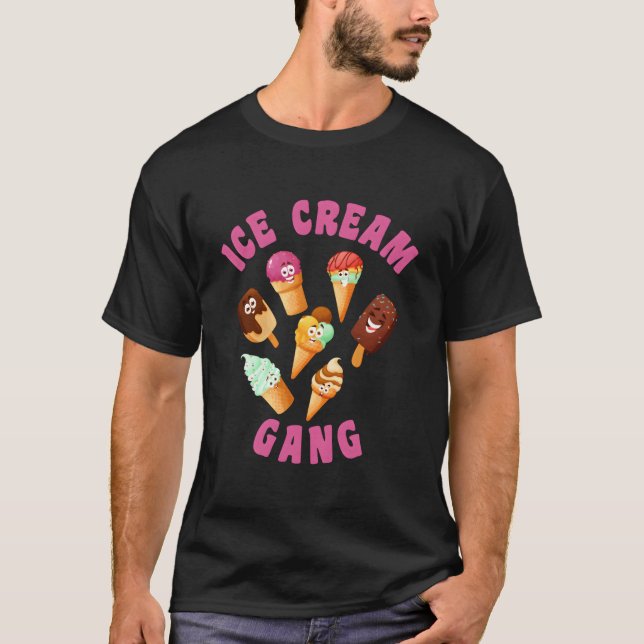 Ice Cream Gang Ice Cream T-Shirt (Front)