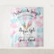 Ice cream gender reveal back drop.  tapestry