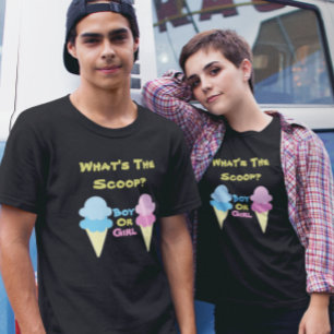 Ice Cream Gender Reveal T-Shirt