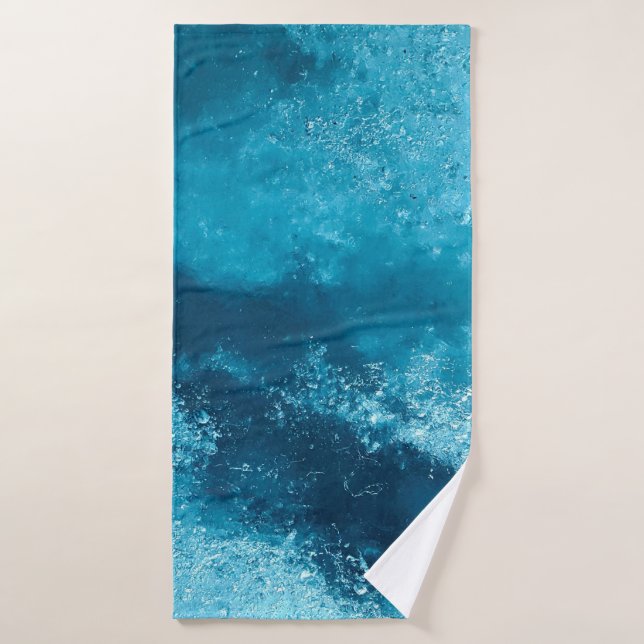 Ice cream glacier frozen cold ice bath towel (Bath Towel)