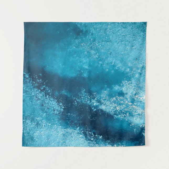 Ice cream glacier frozen cold ice tapestry (Front)