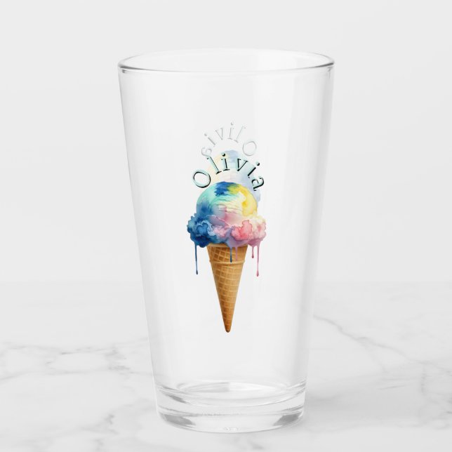 Ice Cream Glass (Front)