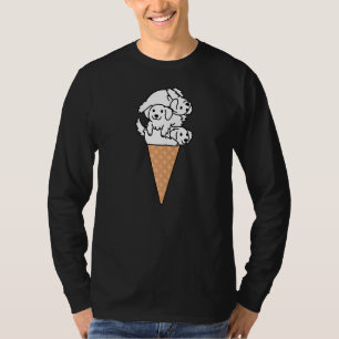 Ice Cream Great Pyrenees Dog T-Shirt