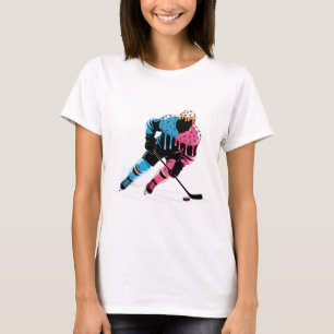 Ice Cream Hockey Player Drip Boys Kids Girls Youth T-Shirt