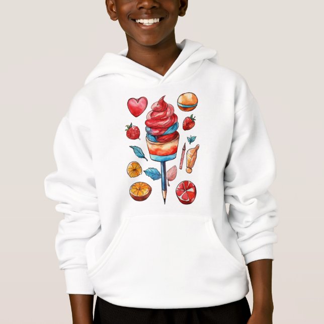 Ice cream hoddy for kids (Front)