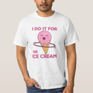 Ice Cream Hullern Hula Sport Hoops Fun Food T-Shirt