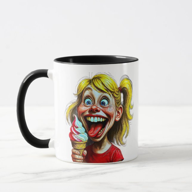 Ice Cream Joy Burst Mug (Left)