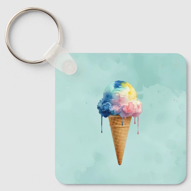 Ice Cream Key Ring (Front)
