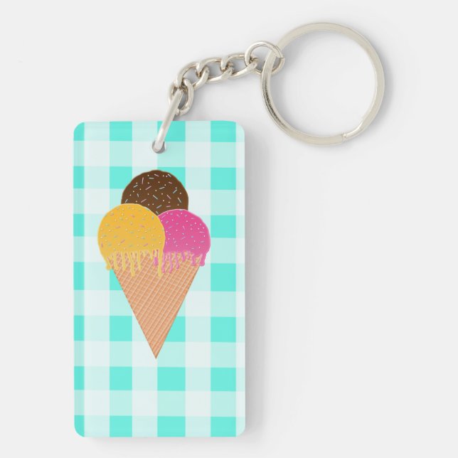 Ice-cream Key Ring (Back)