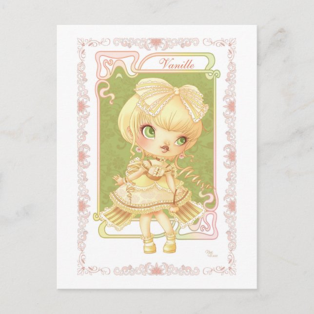 Ice Cream Lolita Vanille Postcard (Front)
