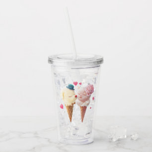 Ice Cream Love Acrylic Tumbler