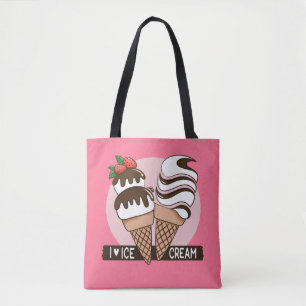 Ice Cream Lover custom colour bags