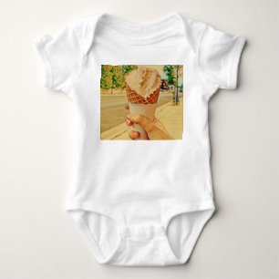 Ice cream lover gift baby bodysuit