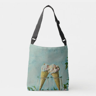 Ice cream lover gift crossbody bag