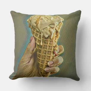 Ice cream lover gift cushion