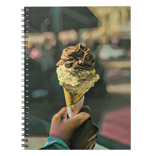 Ice cream lover gift notebook (Front)