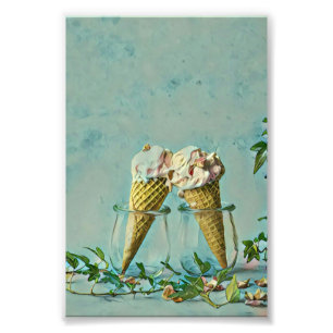 Ice cream lover gift photo print