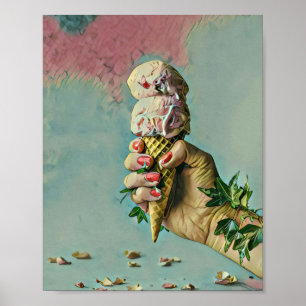 Ice cream lover gift poster