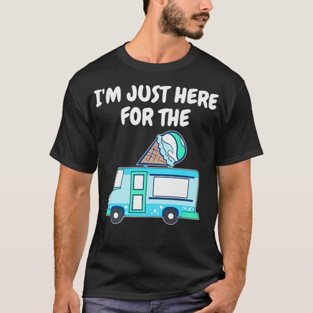 Ice Cream Lover Summer Ice Cream Truck Premium _1  T-Shirt (Front)