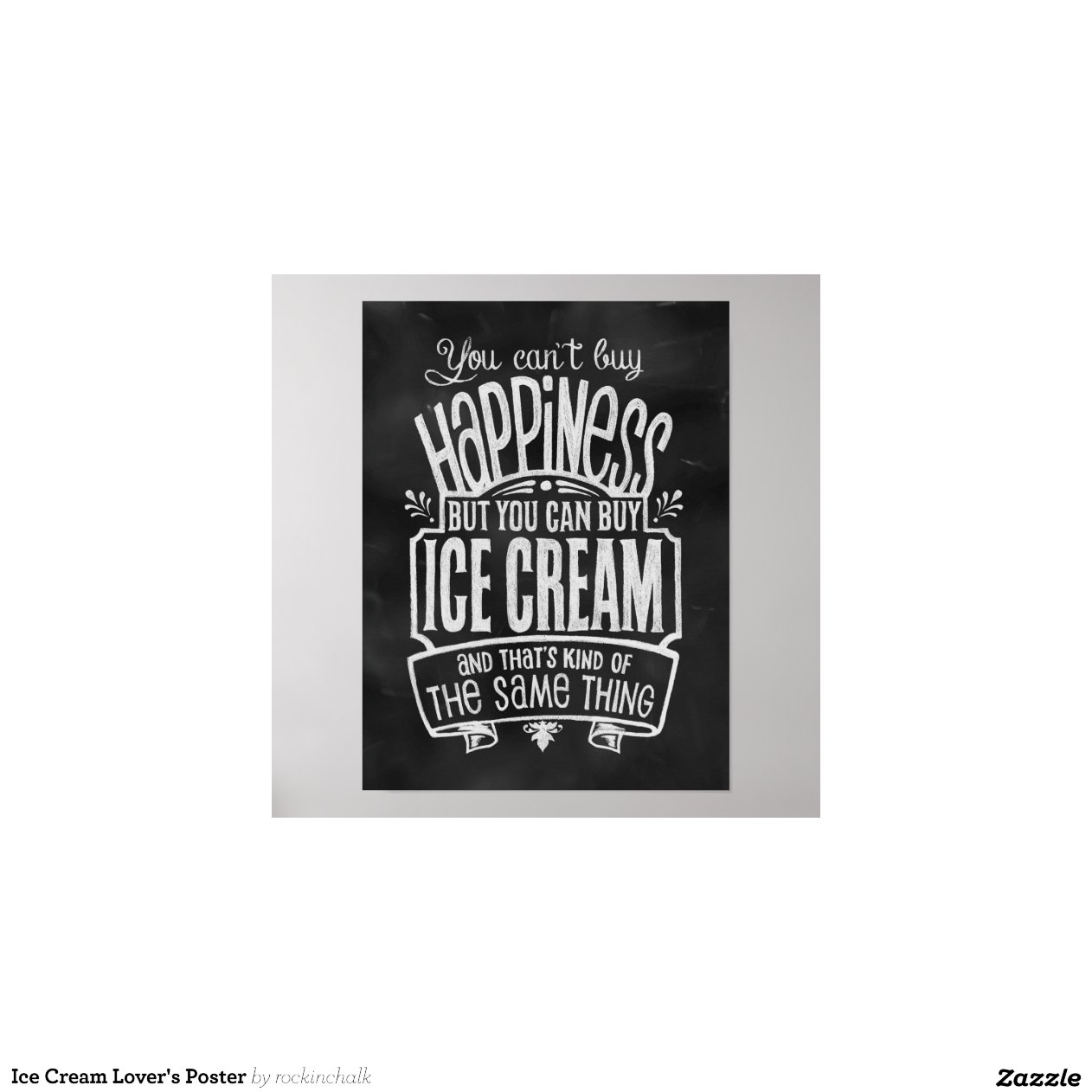 Ice Cream Lover's Poster | Zazzle