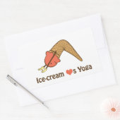 Ice-cream loves Yoga Stickers (Envelope)