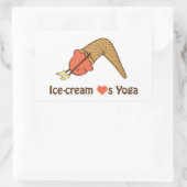 Ice-cream loves Yoga Stickers (Bag)