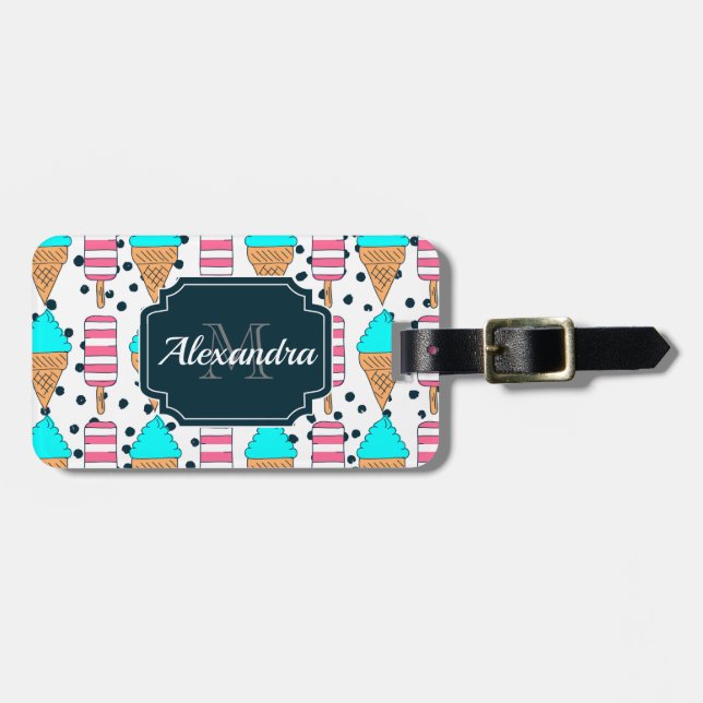 Ice Cream Luggage Tag (Front Horizontal)