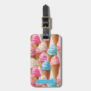 Ice Cream Luggage Tags