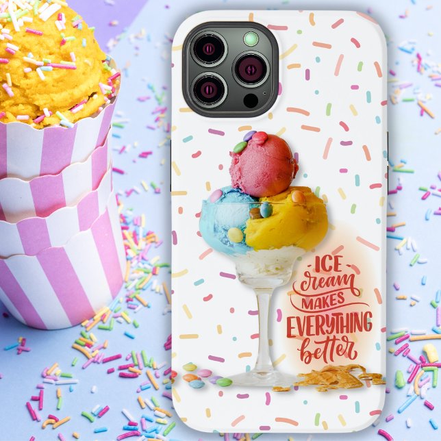 Ice cream makes everything better  Case-Mate iPhone case (Creator Uploaded)