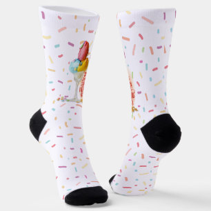 Ice cream makes everything better stylish socks