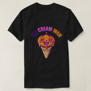 Ice Cream Man Scary Halloween Costume  T-Shirt
