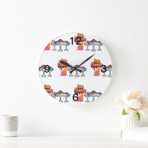 Ice cream melt large clock