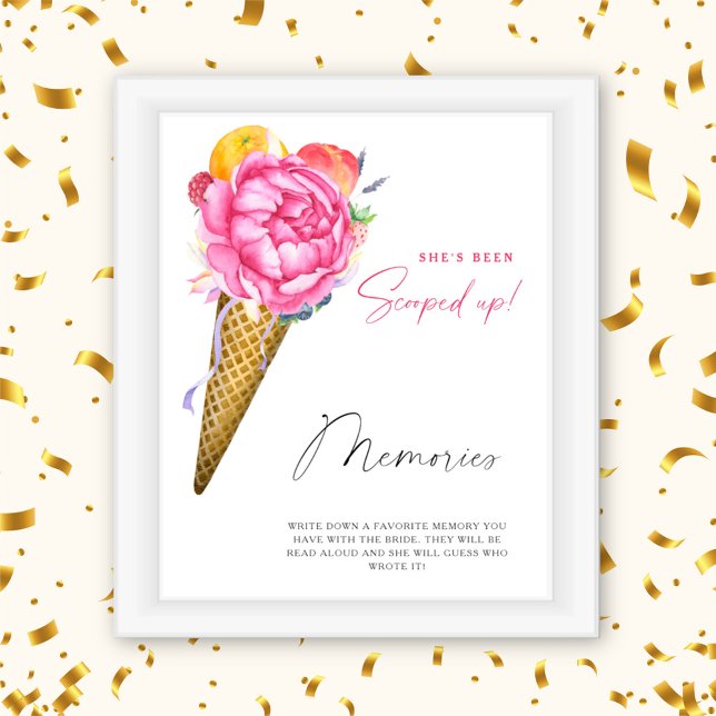 Ice cream - memories with the bride poster (Creator Uploaded)