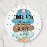 Ice Cream Mint Chocolate Boy Birthday Favour Gift