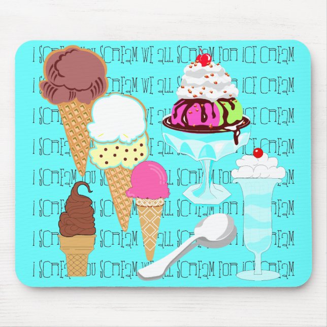 Ice Cream Mousepad (Front)