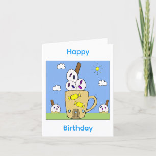 Ice Cream Mug Birthday Card