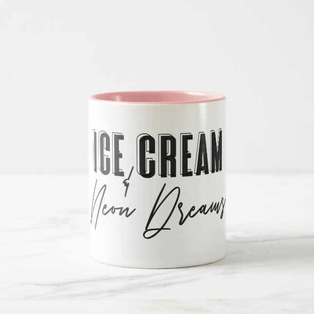 Ice Cream & Neon Dreams Mug (Center)