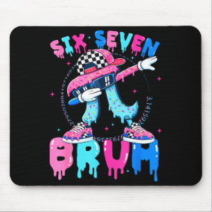 Ice cream number six seven bruh 67 meme day 3.14 mouse pad