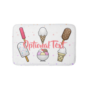 Ice Cream Parlour Dream Bath Mat