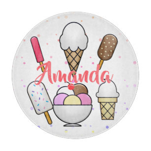 Ice Cream Parlour Dream Cutting Board