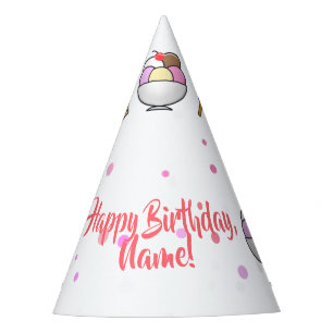Ice Cream Parlour Dream Party Hat