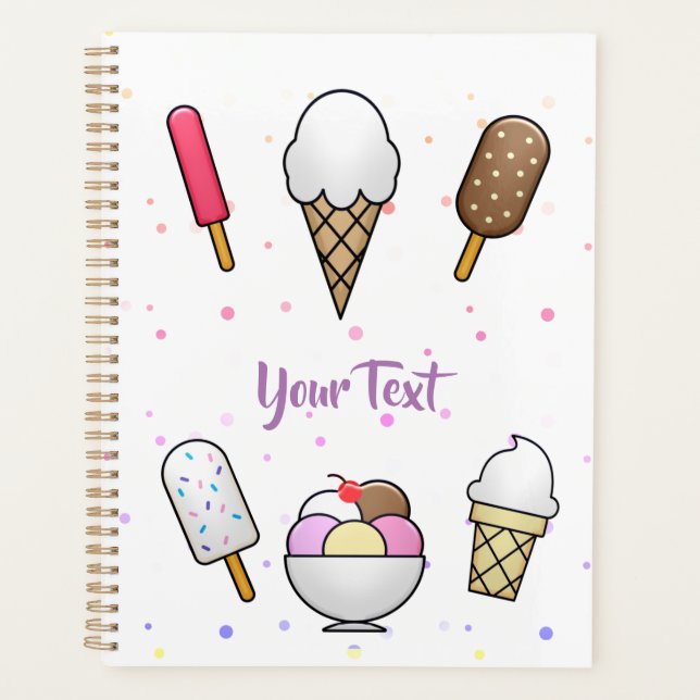 Ice Cream Parlour Dream Planner (Front)