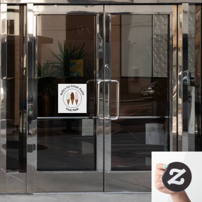 Ice Cream Parlour Logo (Office Door)